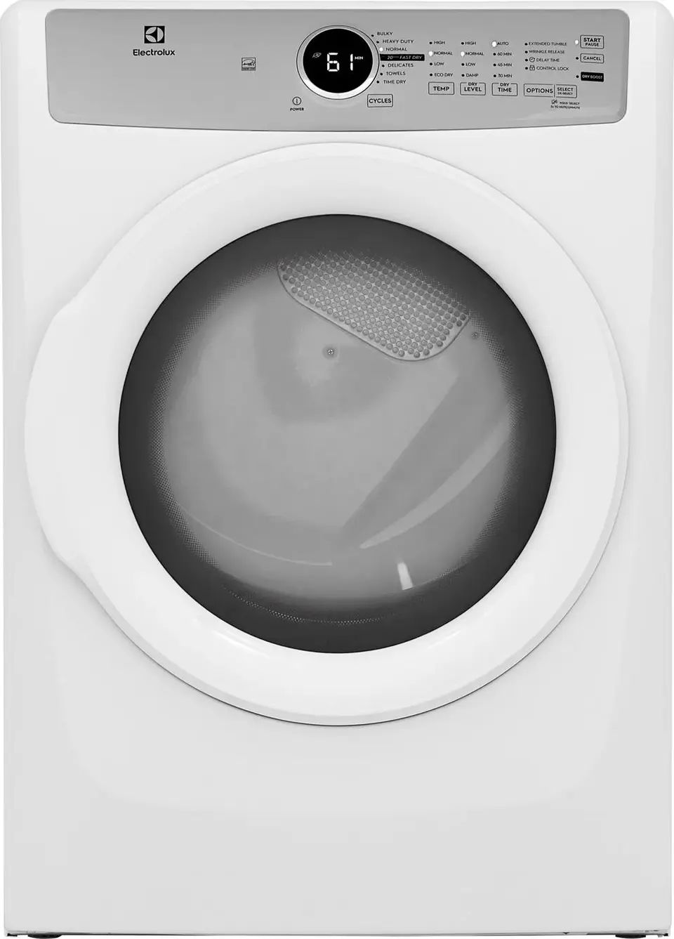 ELFE8737AW 8.0 cu. ft. Smartboost Front Load Electric Dryer