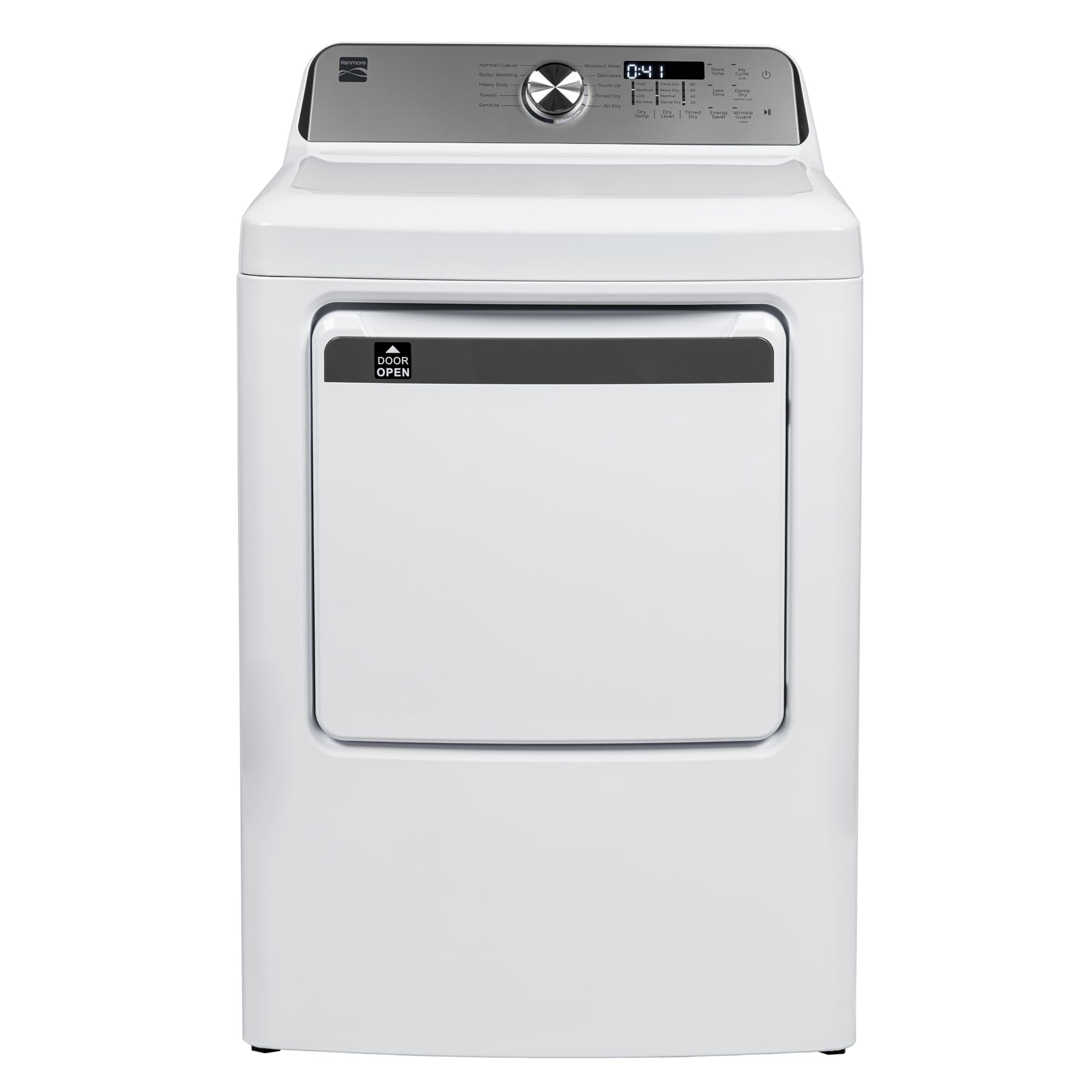 Amazon.com: Kenmore 7.0 cu. ft. Front Load Gas Dryer - with Guard to Reduce Wrinkles & Static - Smart Sensor Drying - LED - White : Appliances