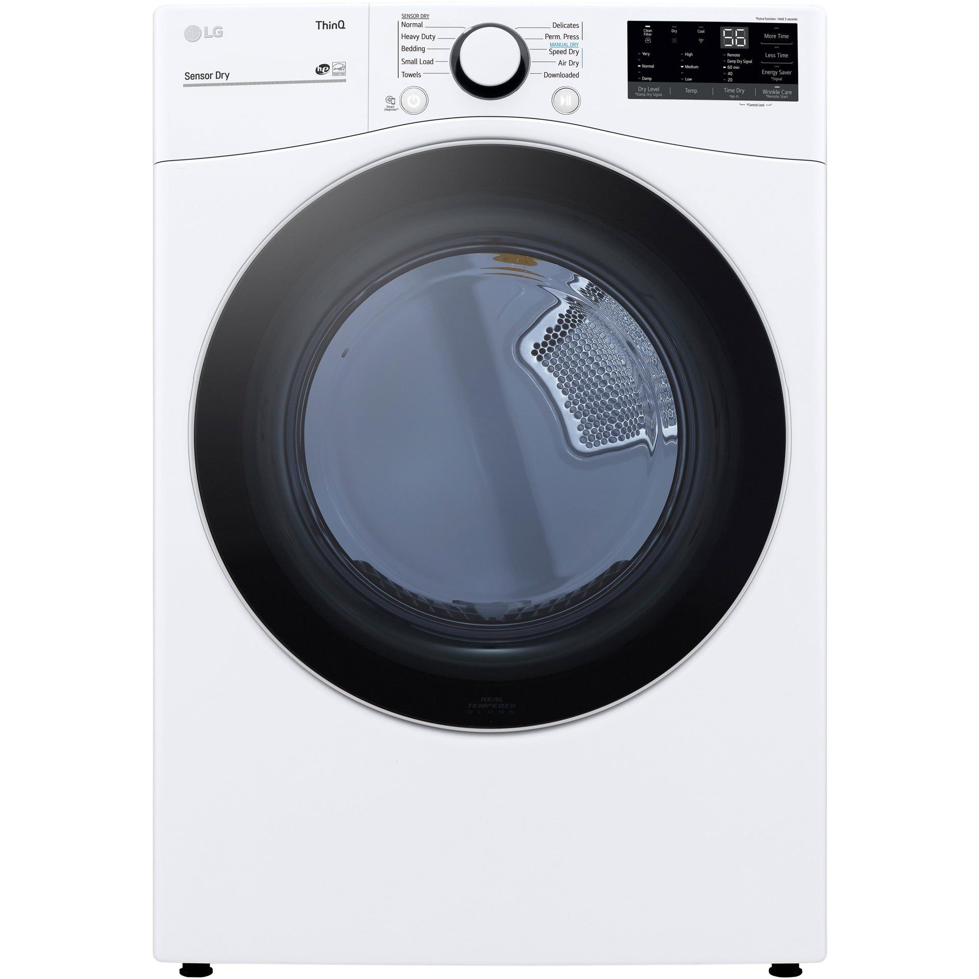 LG 7.4 cu.ft. Gas Dryer with ThinQ® Technology DLG3601W