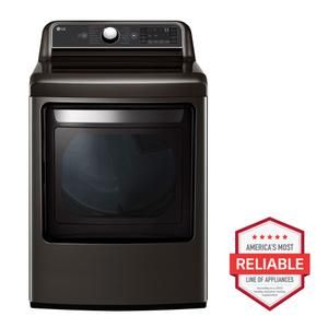 DLGX7901BE 7.3 cu. ft. Smart Gas Dryer with EasyLoad Door