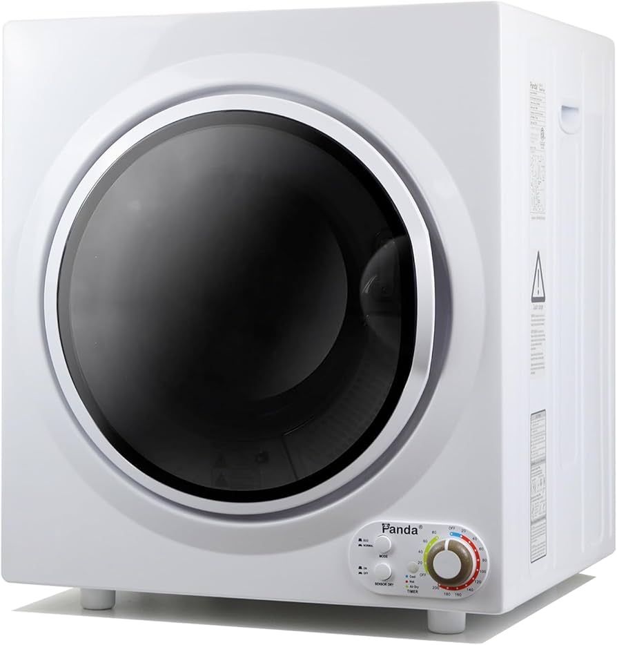 Amazon.com: Panda Compact Dryer 13.2 lbs Load Volume 110V 1500W Portable  Clothes Dryer 3.5 cu.ft. Stainless Steel Tub, 4 Drying Modes : Appliances