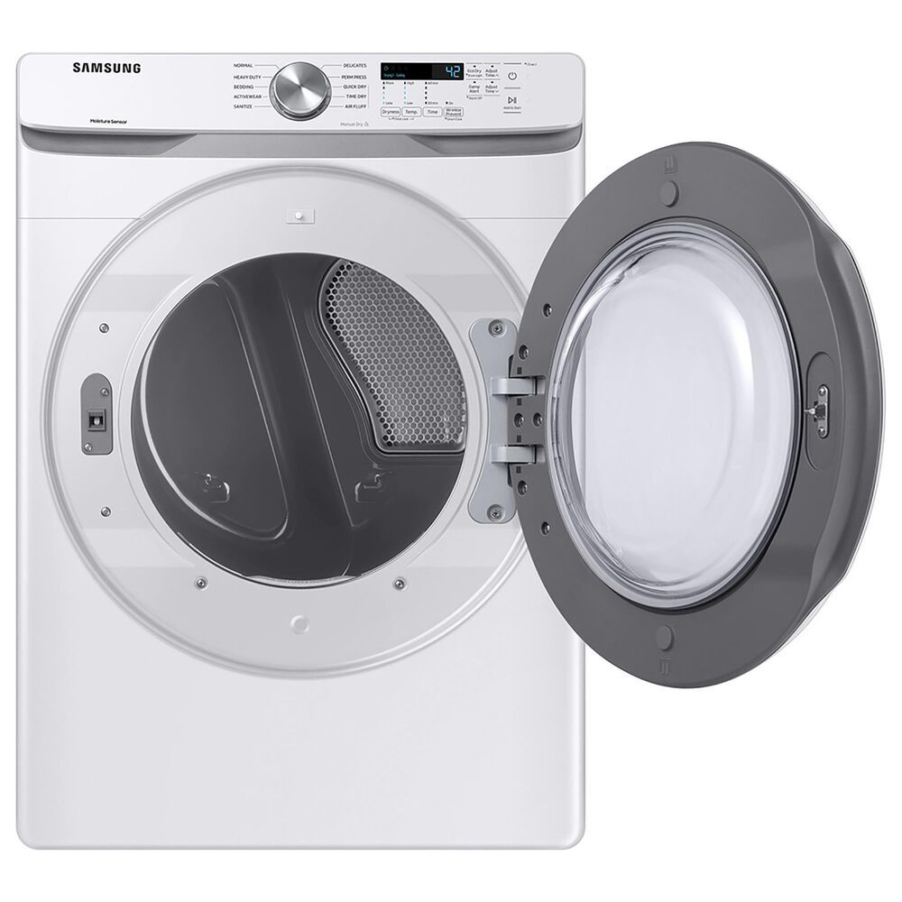 Samsung 7.5 Cu. Ft. Gas Dryer with Sensor Dry and Smart Care in White
