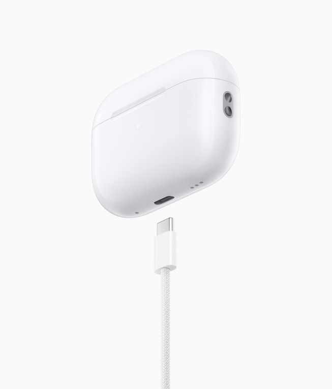 AirPods Pro (2nd generation) upgraded with USB‑C (Newsroom image)