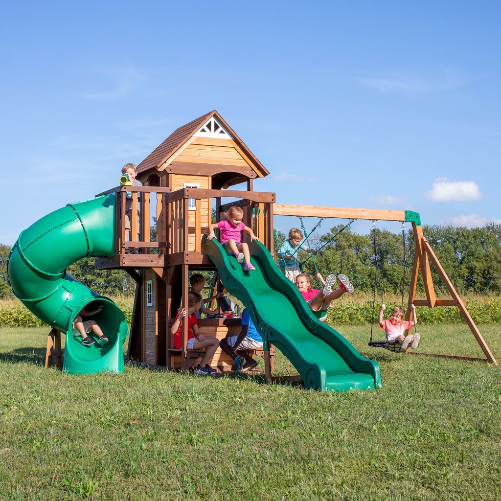 Cedar Cove Wooden Playhouse