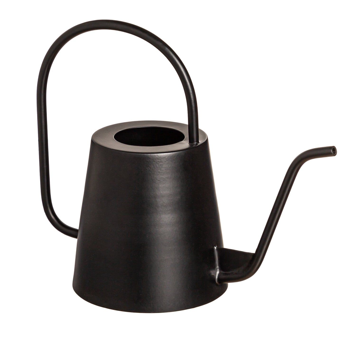 Metal Watering Can, Black