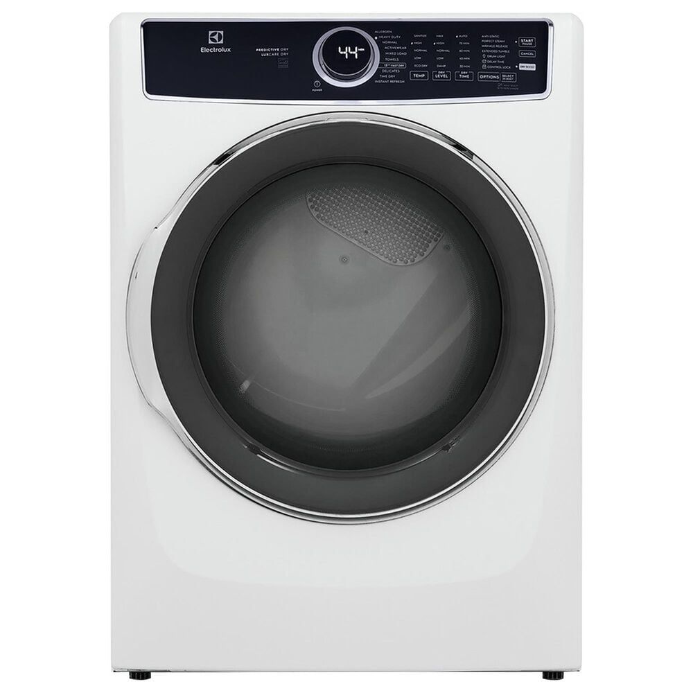 ELFE7537AW 8.0 cu. ft. Front Load Electric Dryer with LuxCare Dry