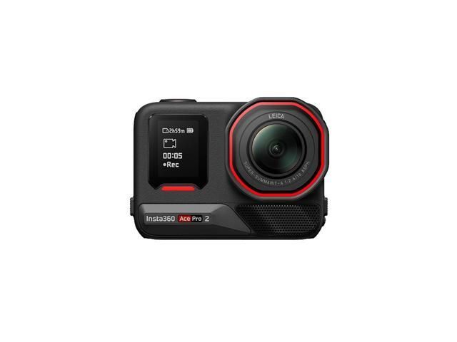 Insta360 Ace Pro 2, 8K AI-Powered Action Camera, Standard Bundle w/ Single Battery, Midnight Black