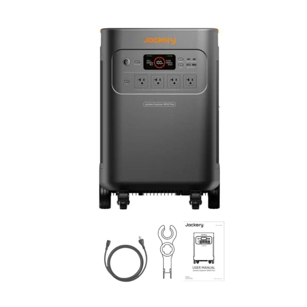 Jackery Explorer 5000 Plus Whole-Home Backup | 5040Wh | 7200W | 4000W Solar Input