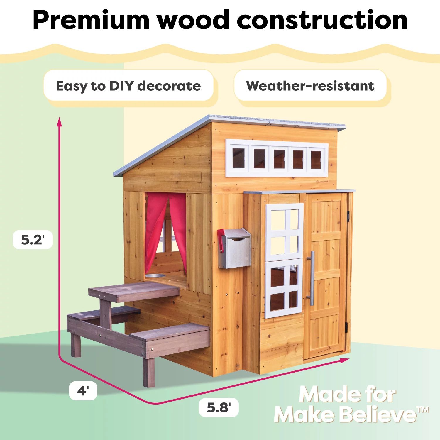 KidKraft Modern Outdoor Play House