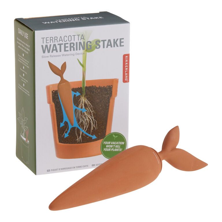 Kikkerland Terracotta Watering Stake