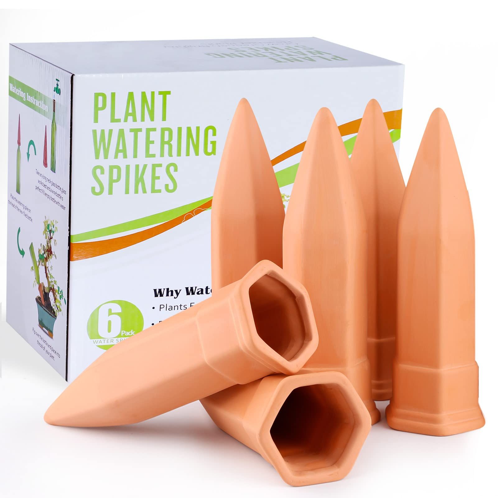 KINGLAKE Terracotta Watering Spikes
