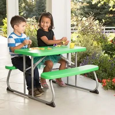 Kids Picnic Table Playhouse