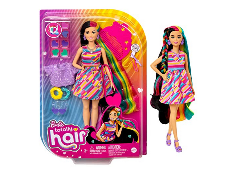 Barbie Totally Hair Heart-Themed Doll