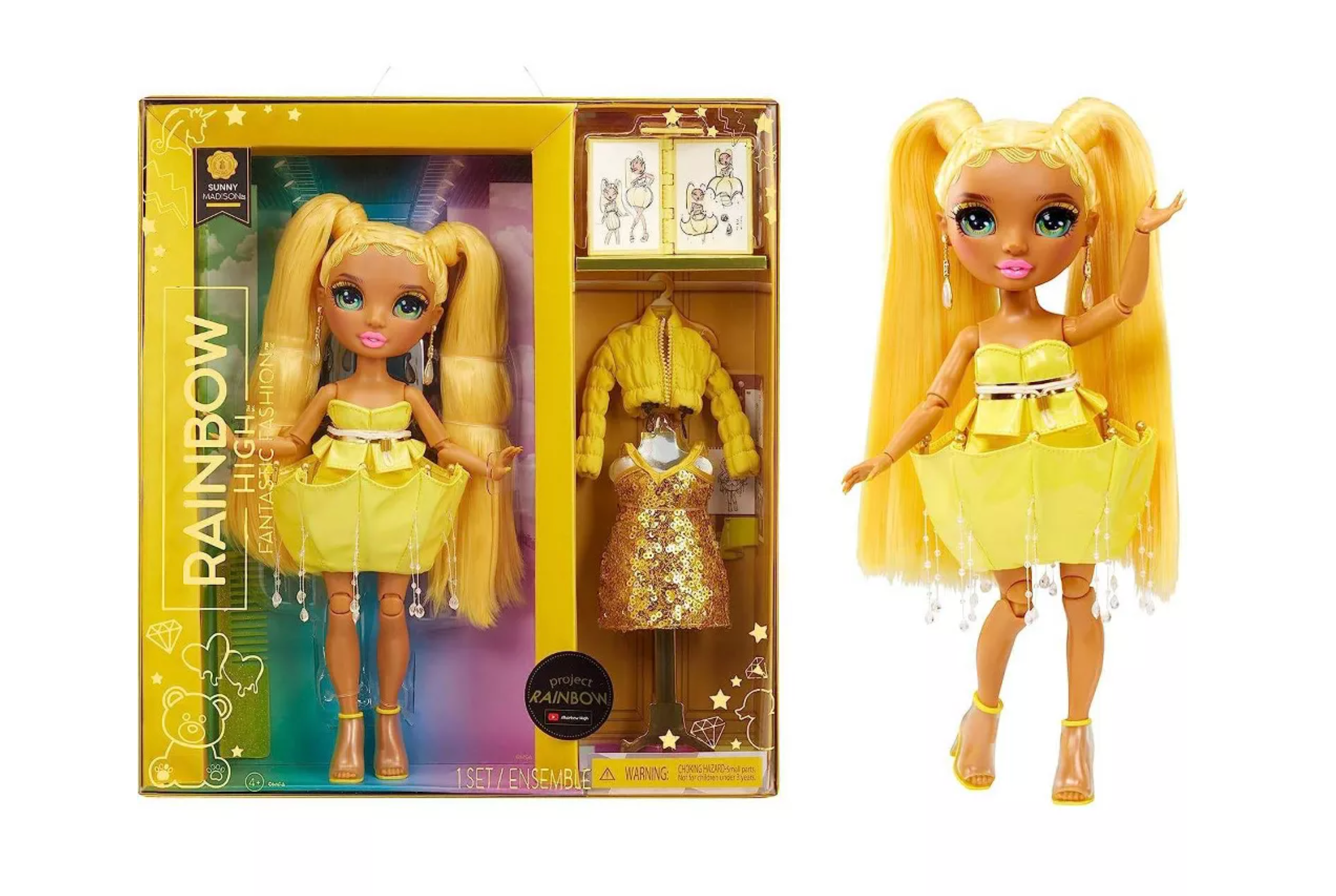 Rainbow High Fantastic Fashion Sunny Madison Doll