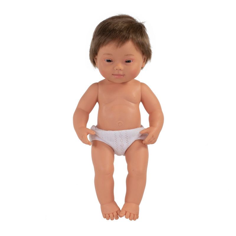 Miniland 15-inch Down Syndrome Baby Doll