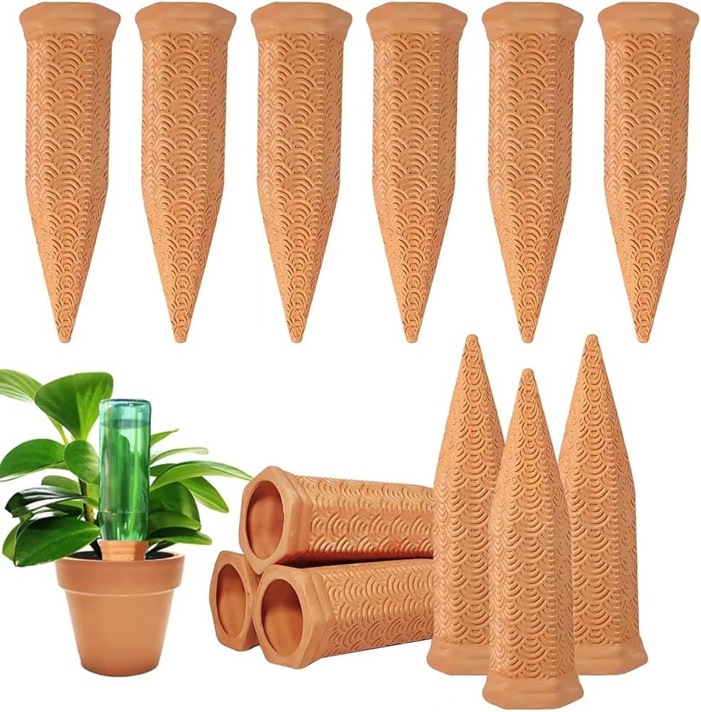 Moistenland Terracotta Plant Watering Spikes