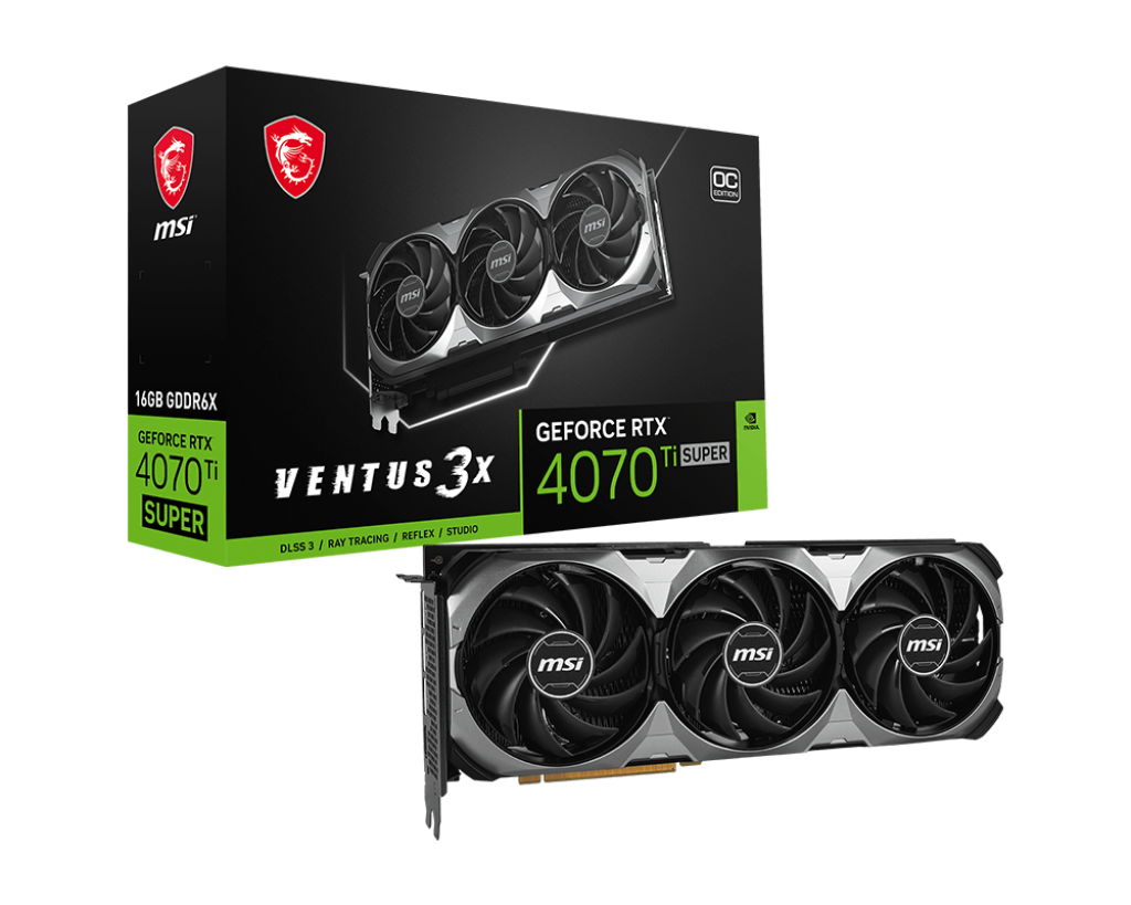 GeForce RTX 4070 Ti SUPER VENTUS 3X OC