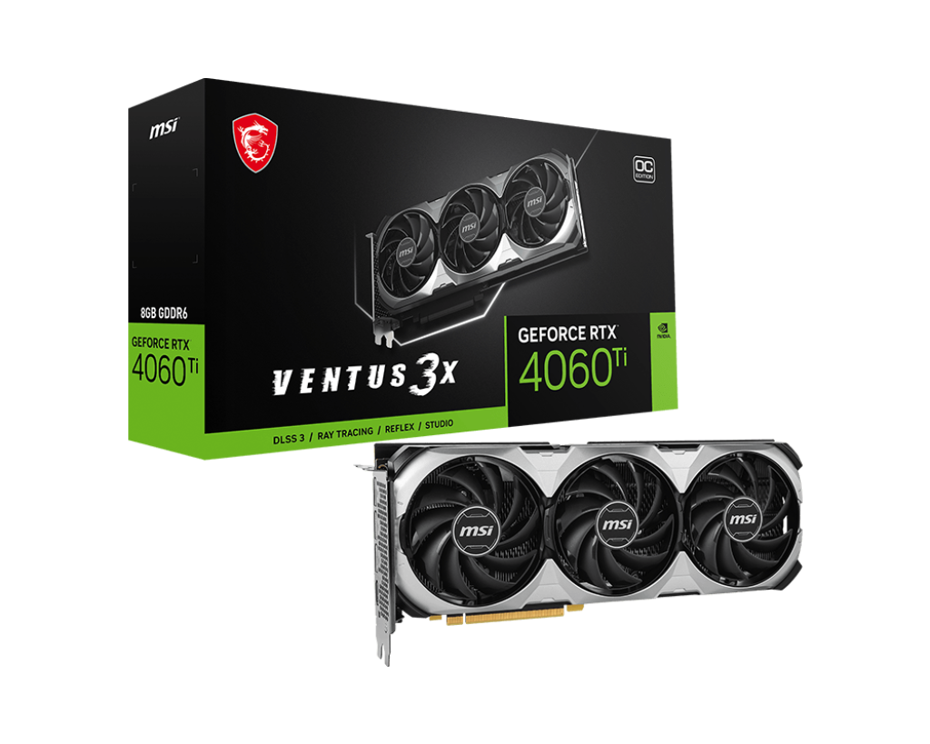 GeForce RTX 4060 Ti VENTUS 3X 8G OC GDDR6