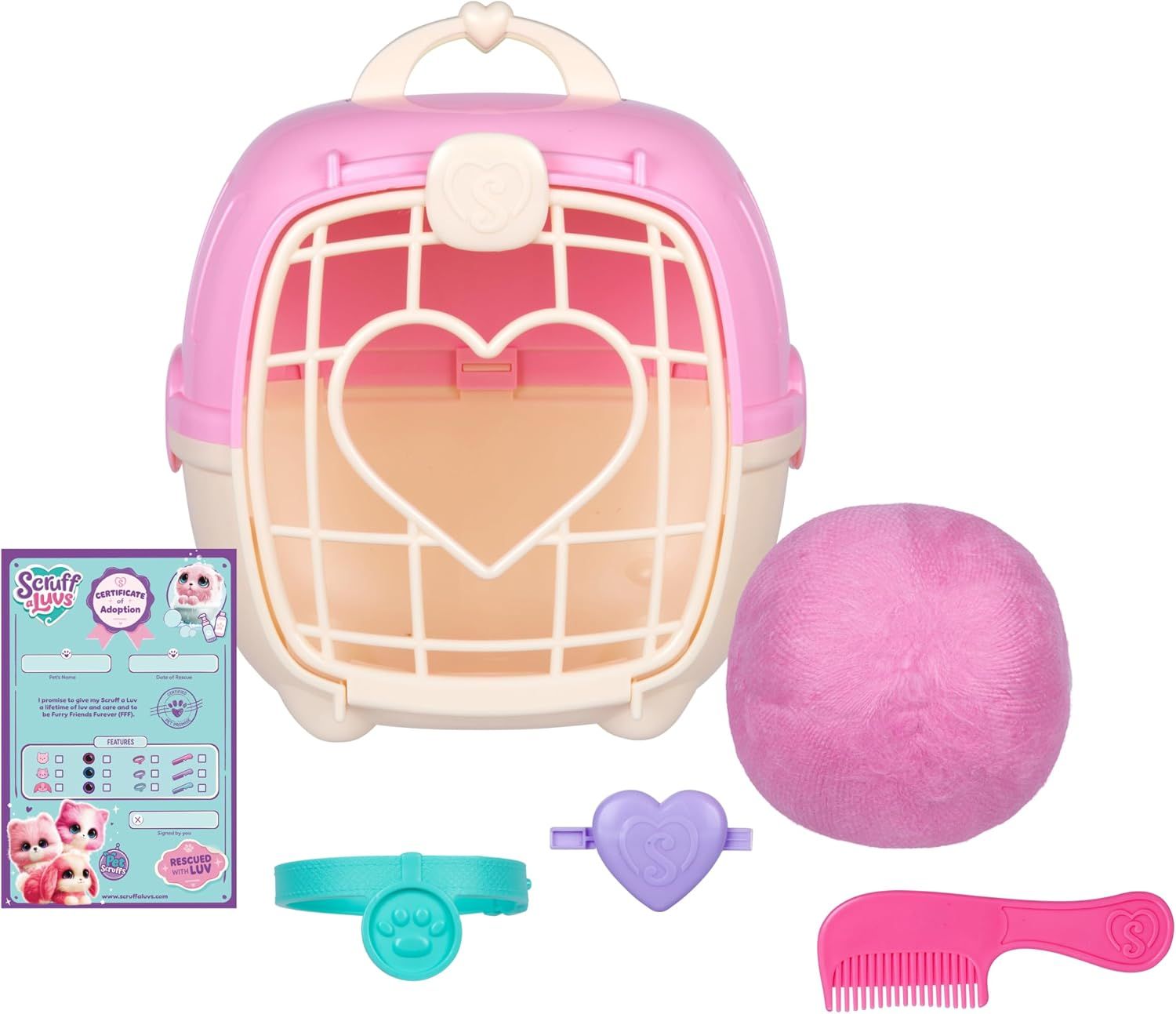 ScruffaLuvs Pet Scruffs Pink Mystery Plush Toy