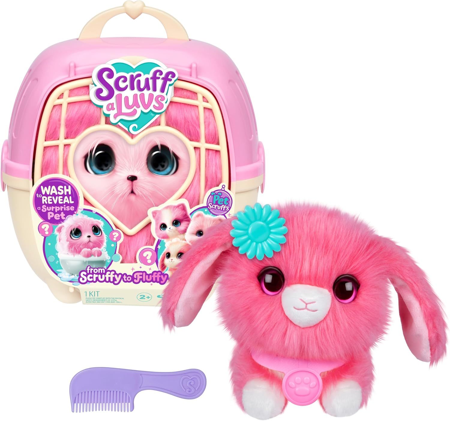 ScruffaLuvs Pet Scruffs Pink Mystery Plush Toy