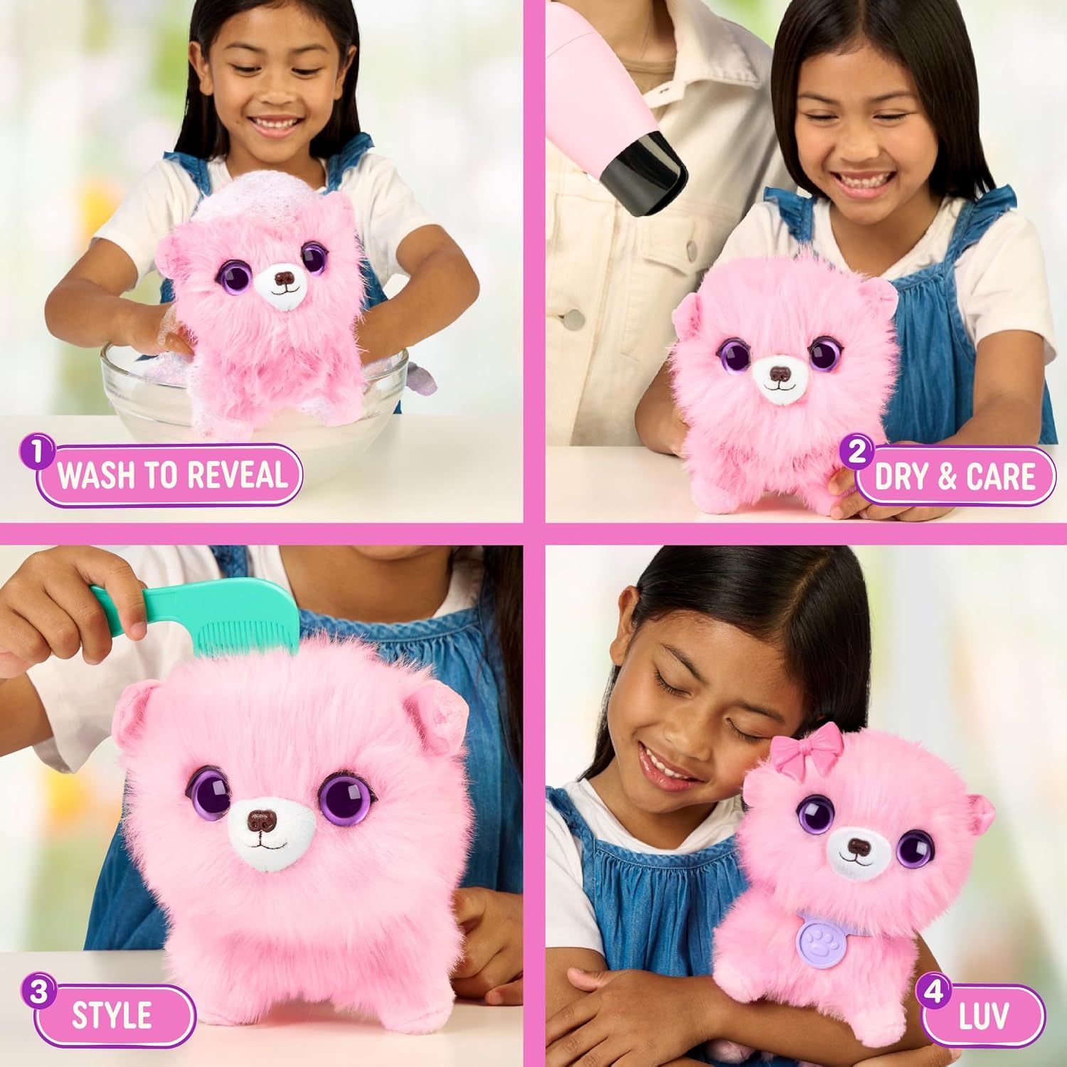 ScruffaLuvs Pet Scruffs Pink Mystery Plush Toy
