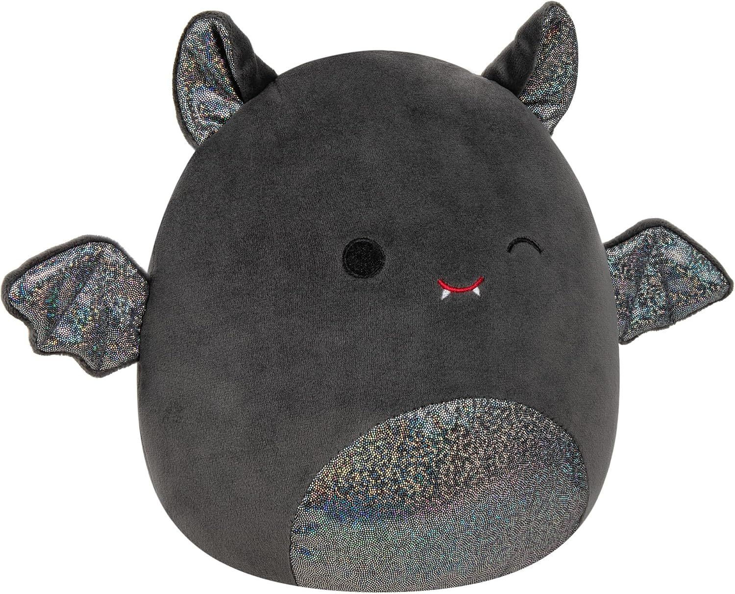 Squishmallows Emily the Black Bat with Sparkly Belly