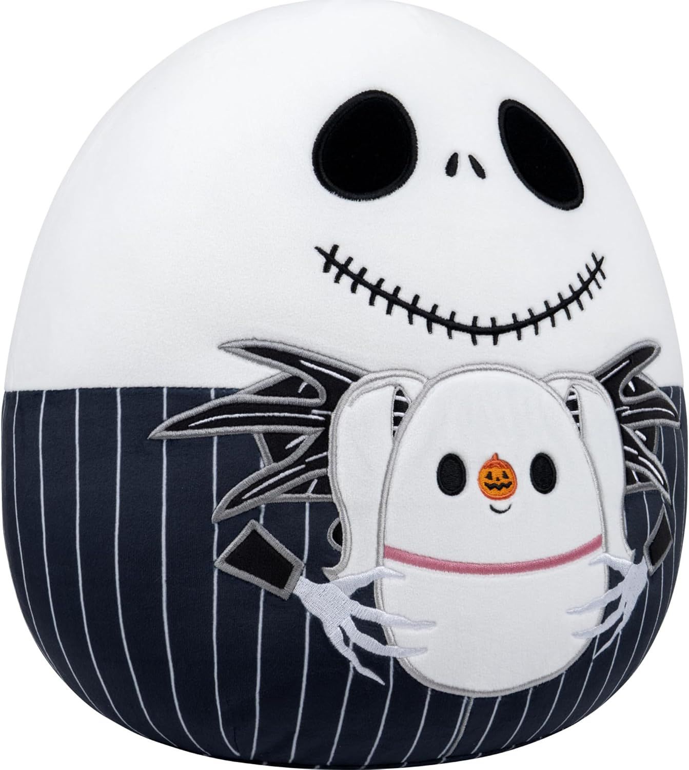 Squishmallows Disney Jack Skellington Holding Zero