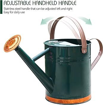 Galvanized Steel Watering Can 1 Gallon