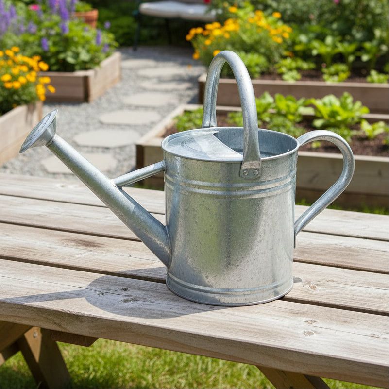 Galvanized Metal Watering Can