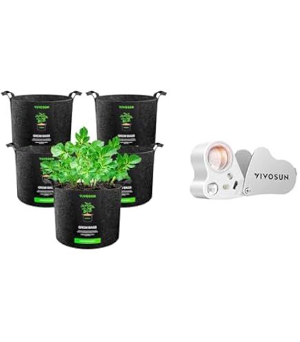 Amazon.com : VIVOSUN 5-Pack 5 Gallon Grow Bags and 10Pcs Self-Watering  Spikes, Hexagonal Terracotta Watering Stakes, Auto-Water Device, Planter  Insert for Indoor & Outdoor Potted Plants, 10-Pack : Patio, Lawn & Garden