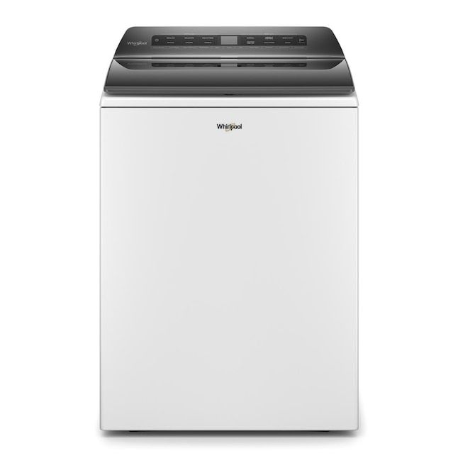 Whirlpool 4.7-cu ft High Efficiency Agitator Top-Load Washer (White)  WTW5105HW at Lowes.com